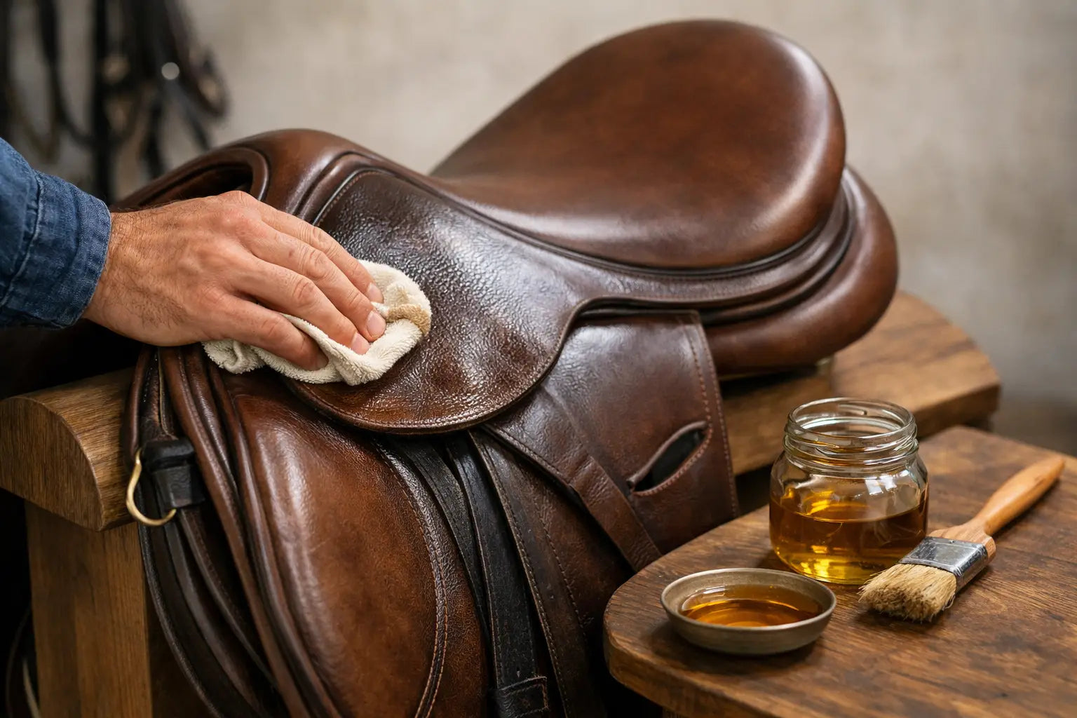 How to Oil Leather Saddles the Right Way
