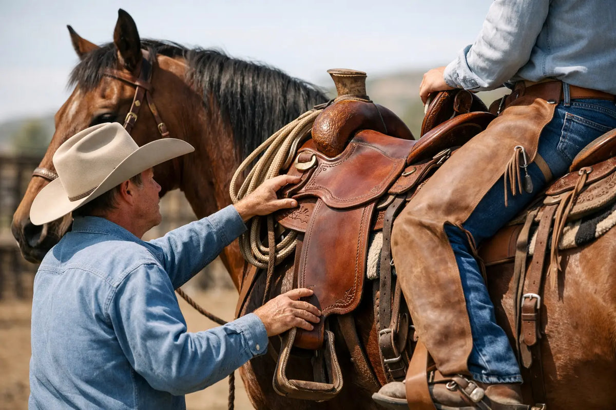 How to Fit a Roping Saddle for Horse and Rider