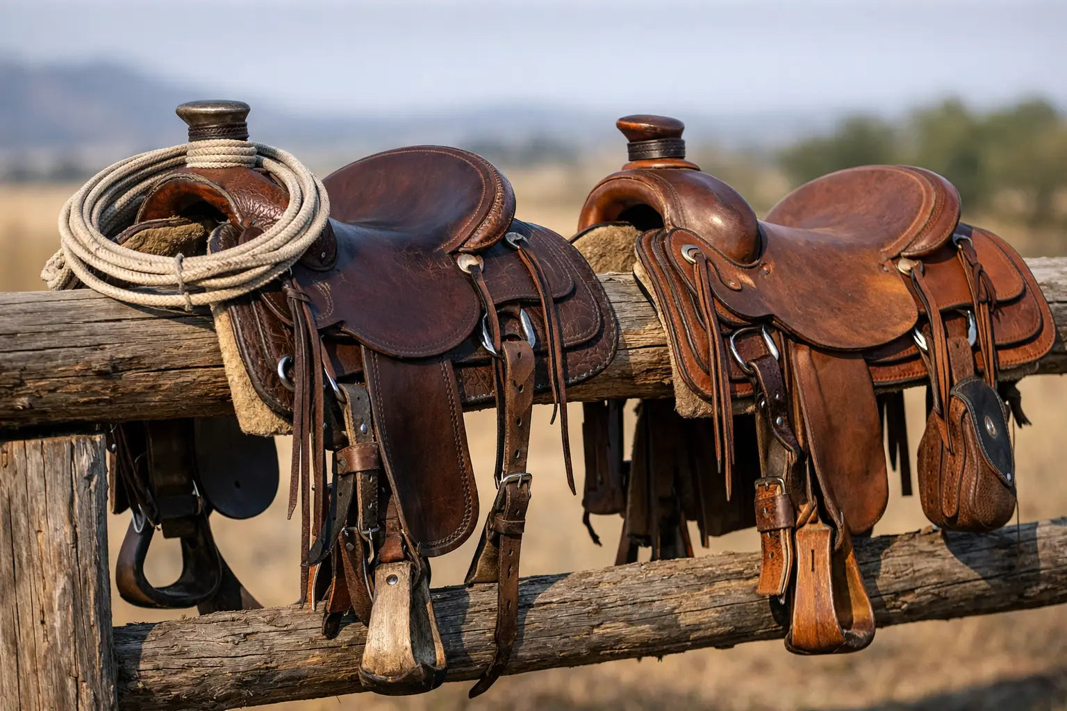 Roping Saddle vs Ranch Saddle Differences