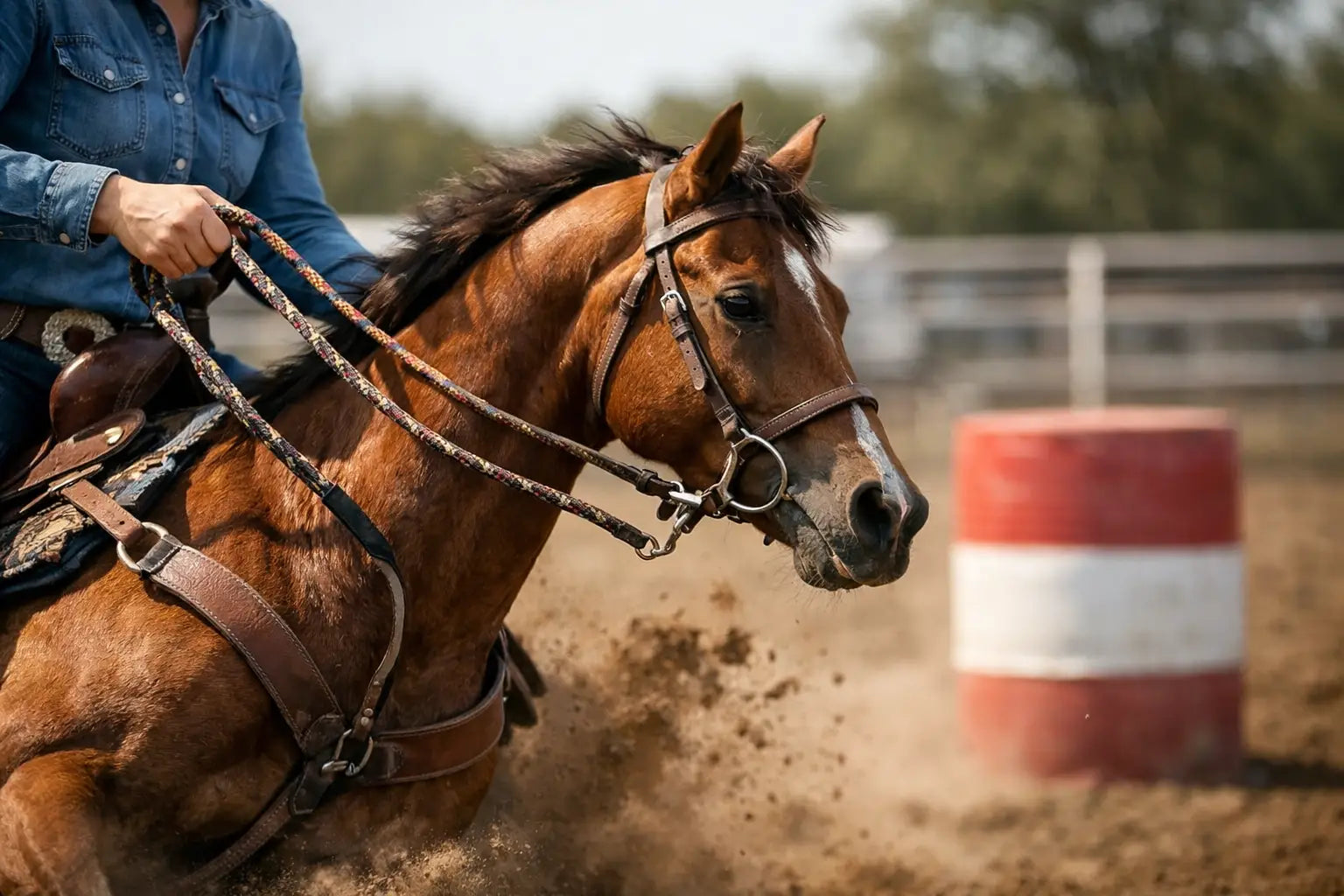 Best Reins for Barrel Racing Riders