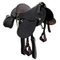 Australian Saddle with Flap and Saddlebag - Brown
