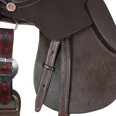 Australian Pro Show Saddle - Brown (AS04005)