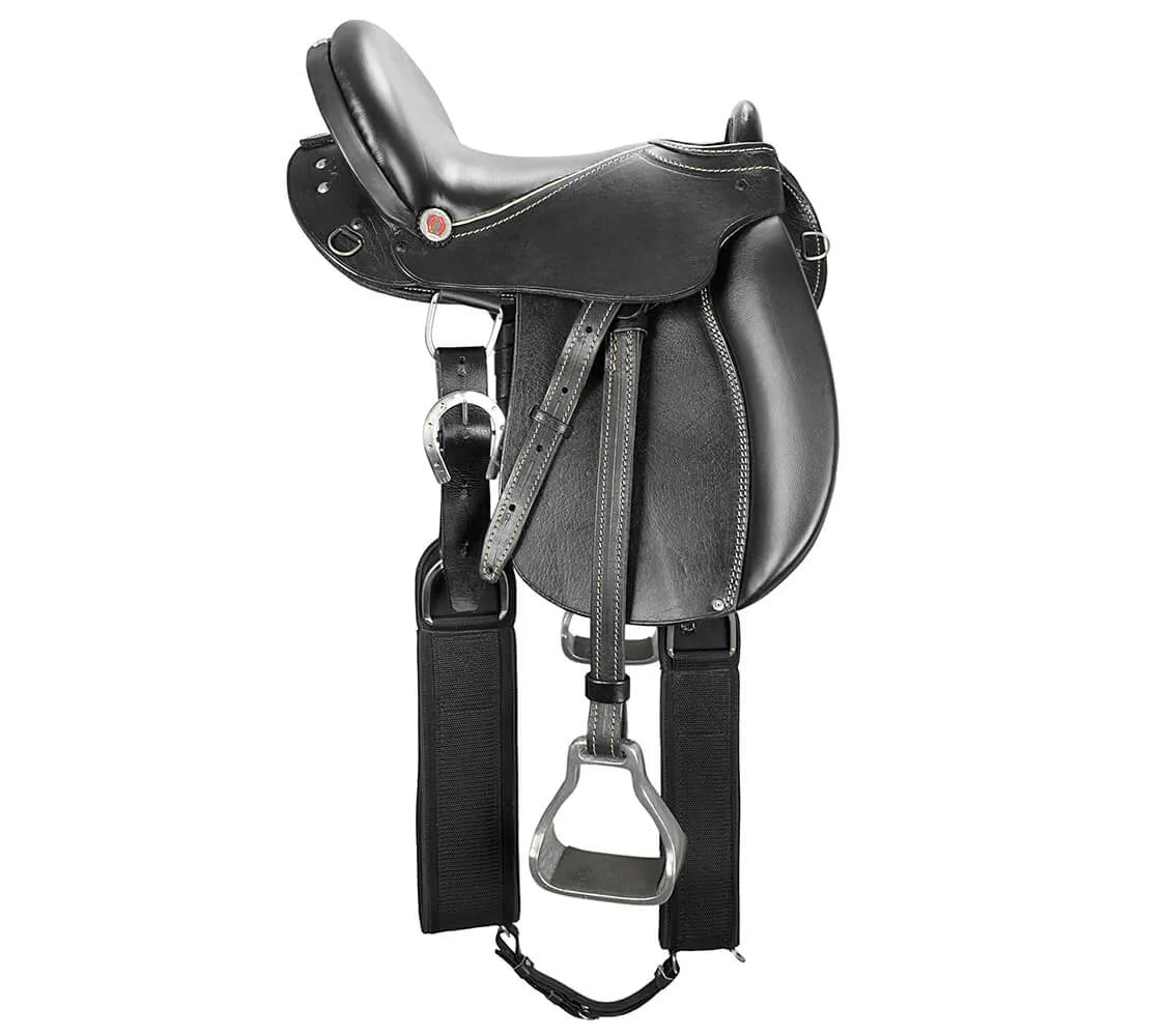 Premium Show Australian Saddle - Black Color