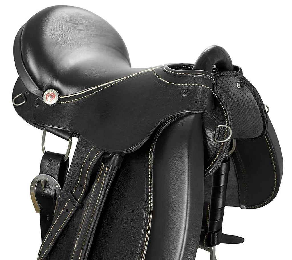 Show & Trail Riding Australian Saddle Premium 14" Black