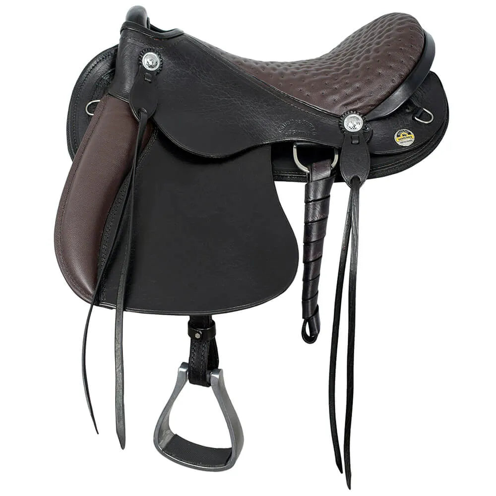 Australian Saddle with Flap - Brown