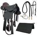 Trail Riding Australian Saddle Children's 12" - color Brown