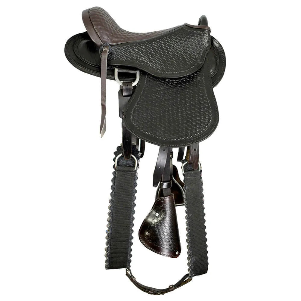 Trail Riding Australian Saddle Children's 12" - color Brown