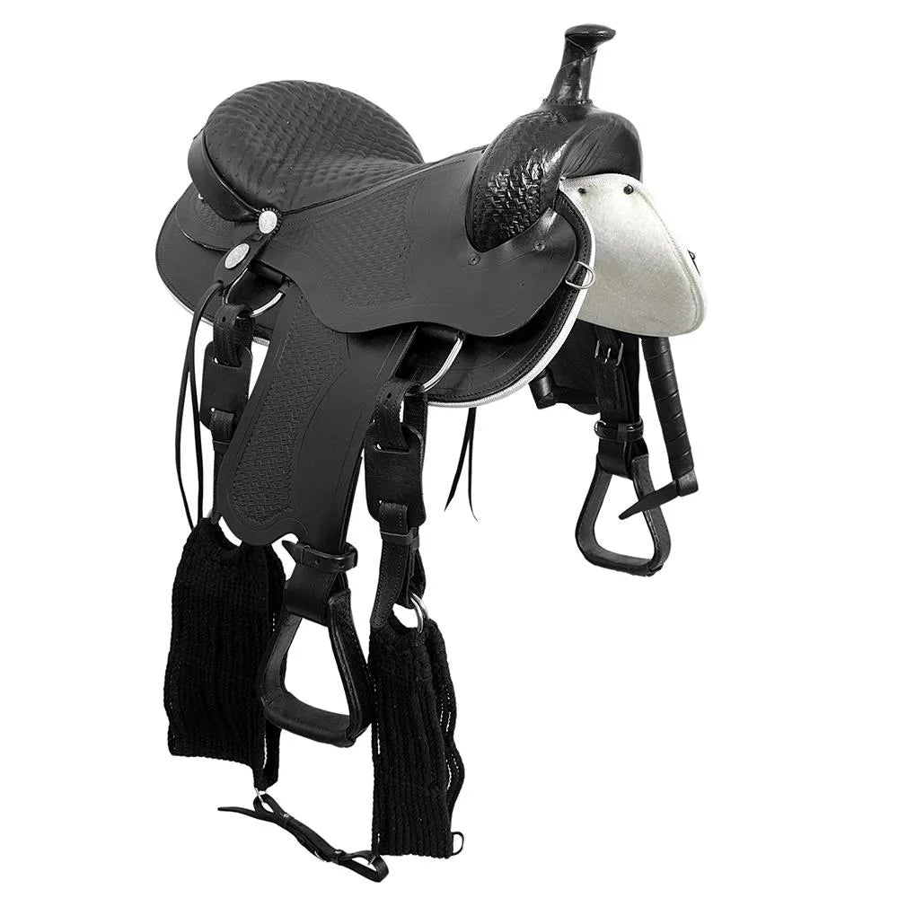 Western Saddle - San Roque Model - Black (AS1079)