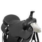 Trail Riding Western Saddle San Roque 18" Black