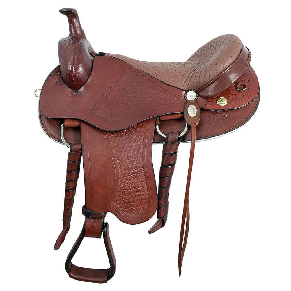 Trail Riding Western Saddle San Roque 18" Havana