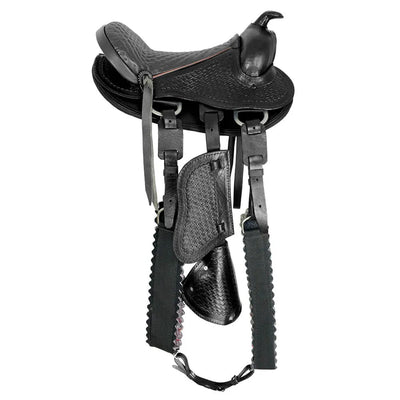 Children's Western Saddle - Black (AS1133)