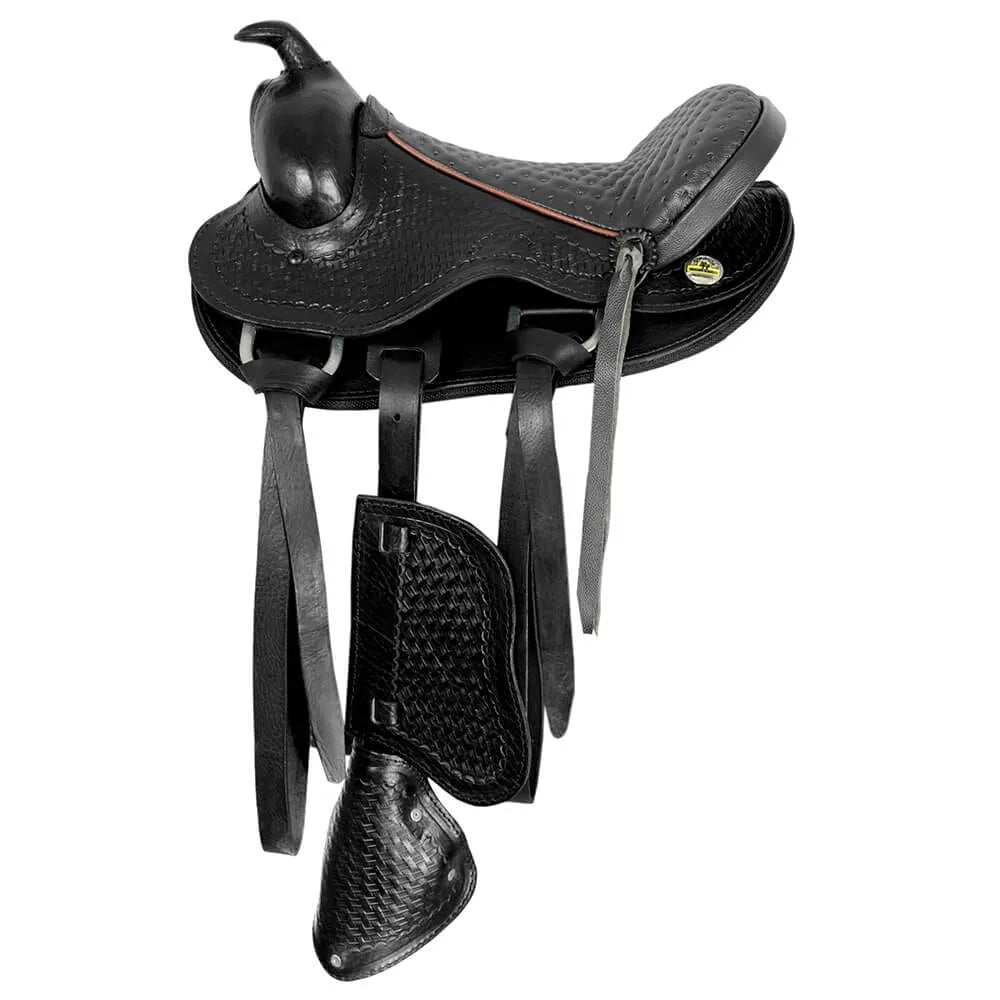 Children's Western Saddle - Black