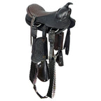 Trail Riding Western Saddle Children's 12" Brown