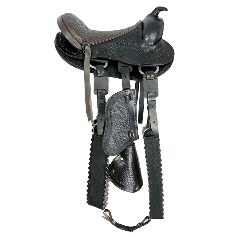 Trail Riding Western Saddle Children's 12" Brown
