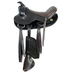 Trail Riding Western Saddle Children's 12" Brown