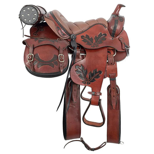 Trail Riding Western Saddle Performance 16" Havana