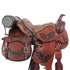 Trail Riding Western Saddle Performance 16" Havana