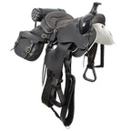 Trail Riding Western Saddle Performance 16" Dark Brown