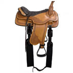 Roping & Trail Riding Western Saddle Premium 17" Natural