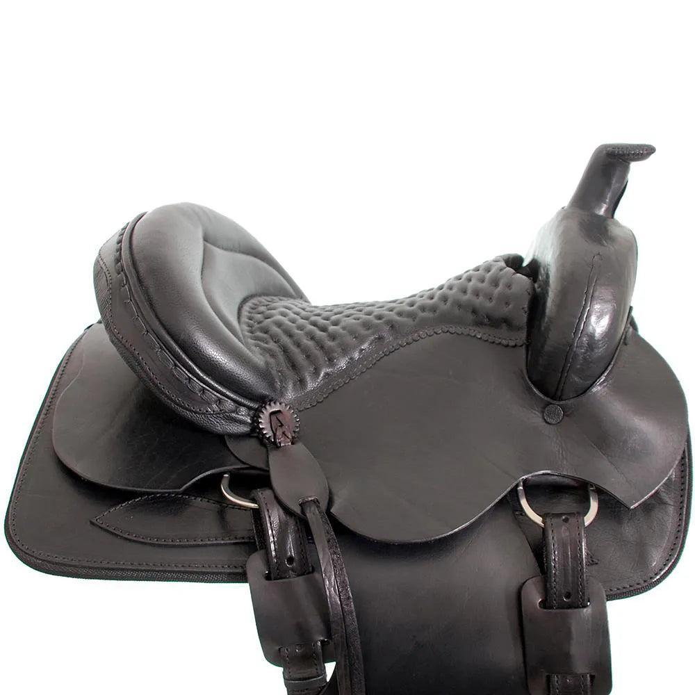 Trail Riding Western Saddle Special Rider 15" Black