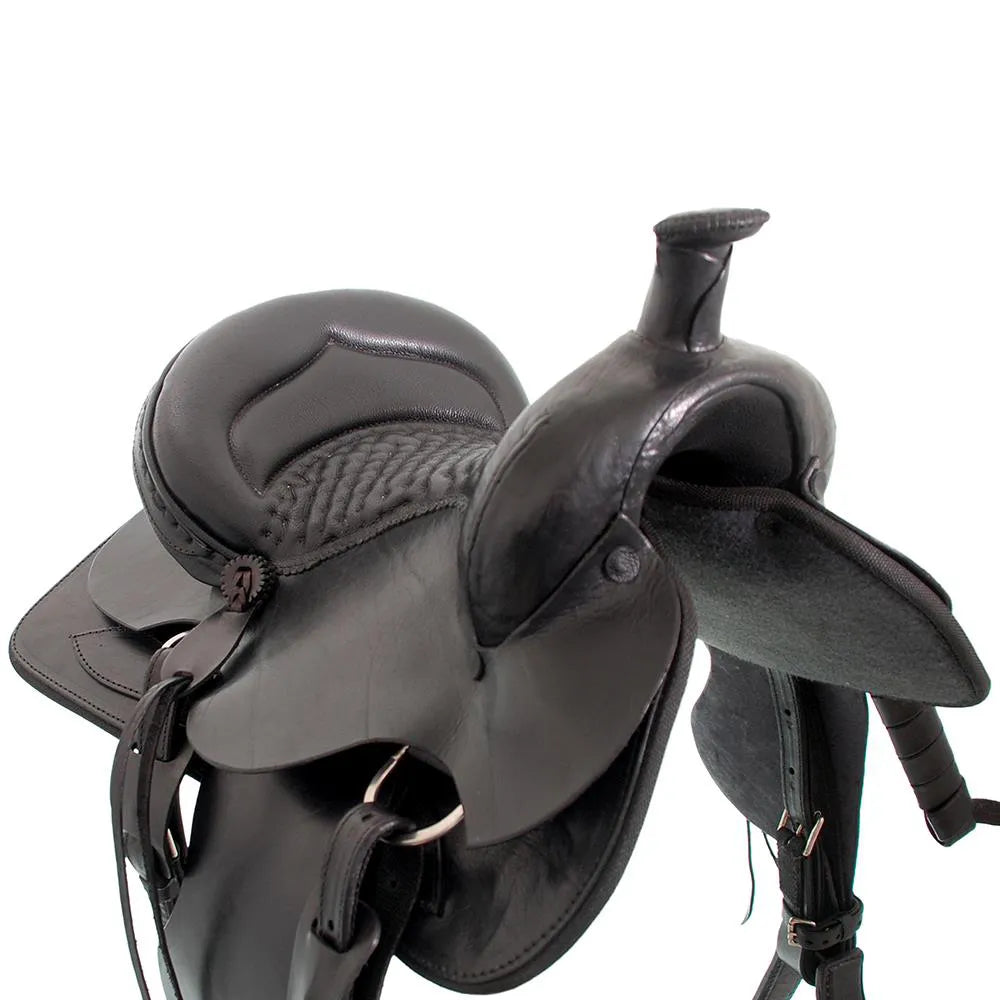 Trail Riding Western Saddle Special Rider 15" Black