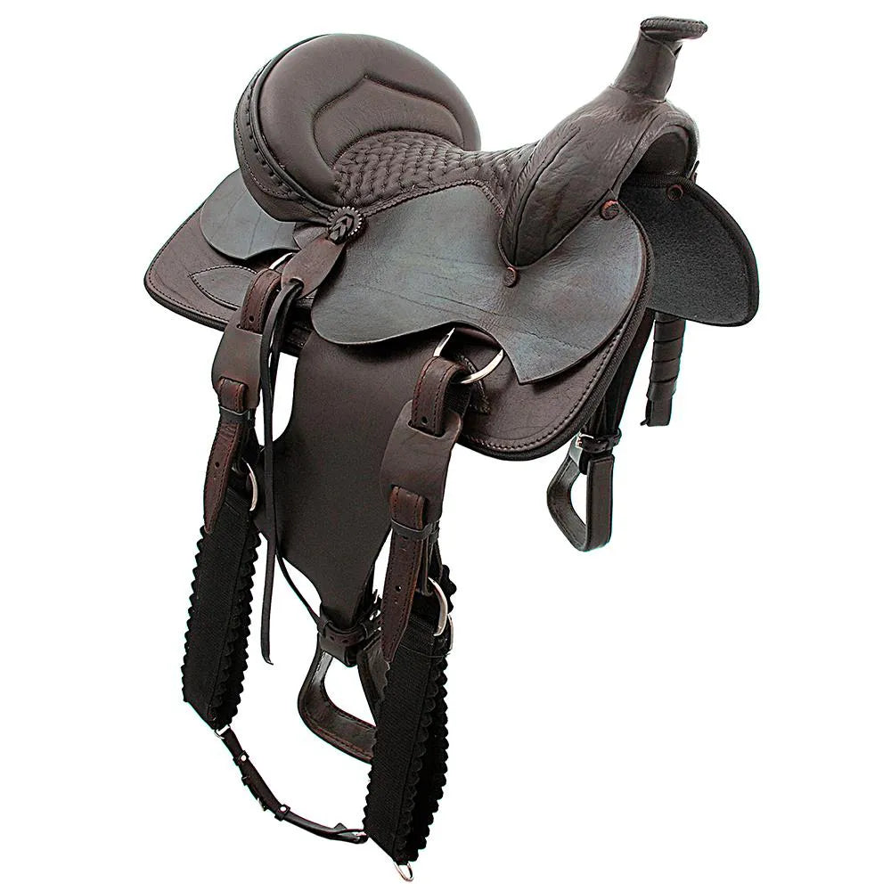 Trail Riding Western Saddle Special Rider 15" - color Brown
