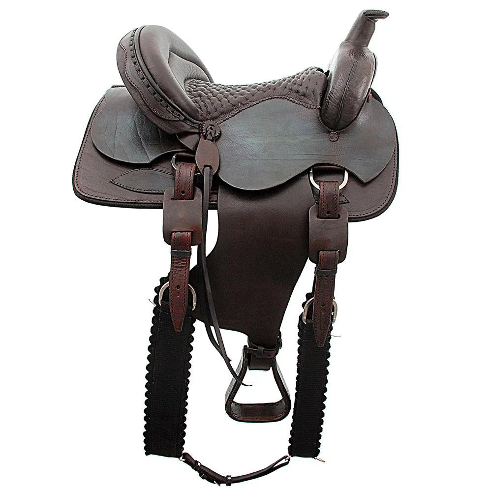 Trail Riding Western Saddle Special Rider 15" - color Brown