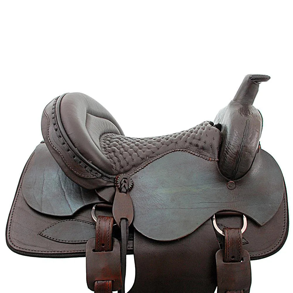 Trail Riding Western Saddle Special Rider 15" - color Brown