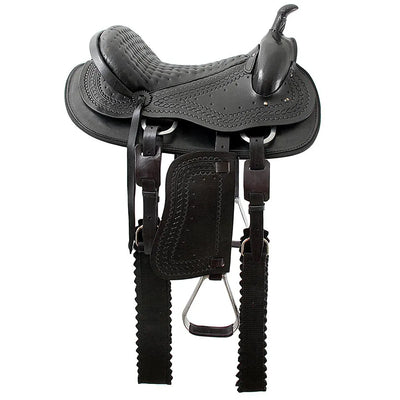 Western Traditional Saddle - Black (AS1264)