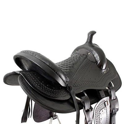 Western Traditional Saddle - Black (AS1264)