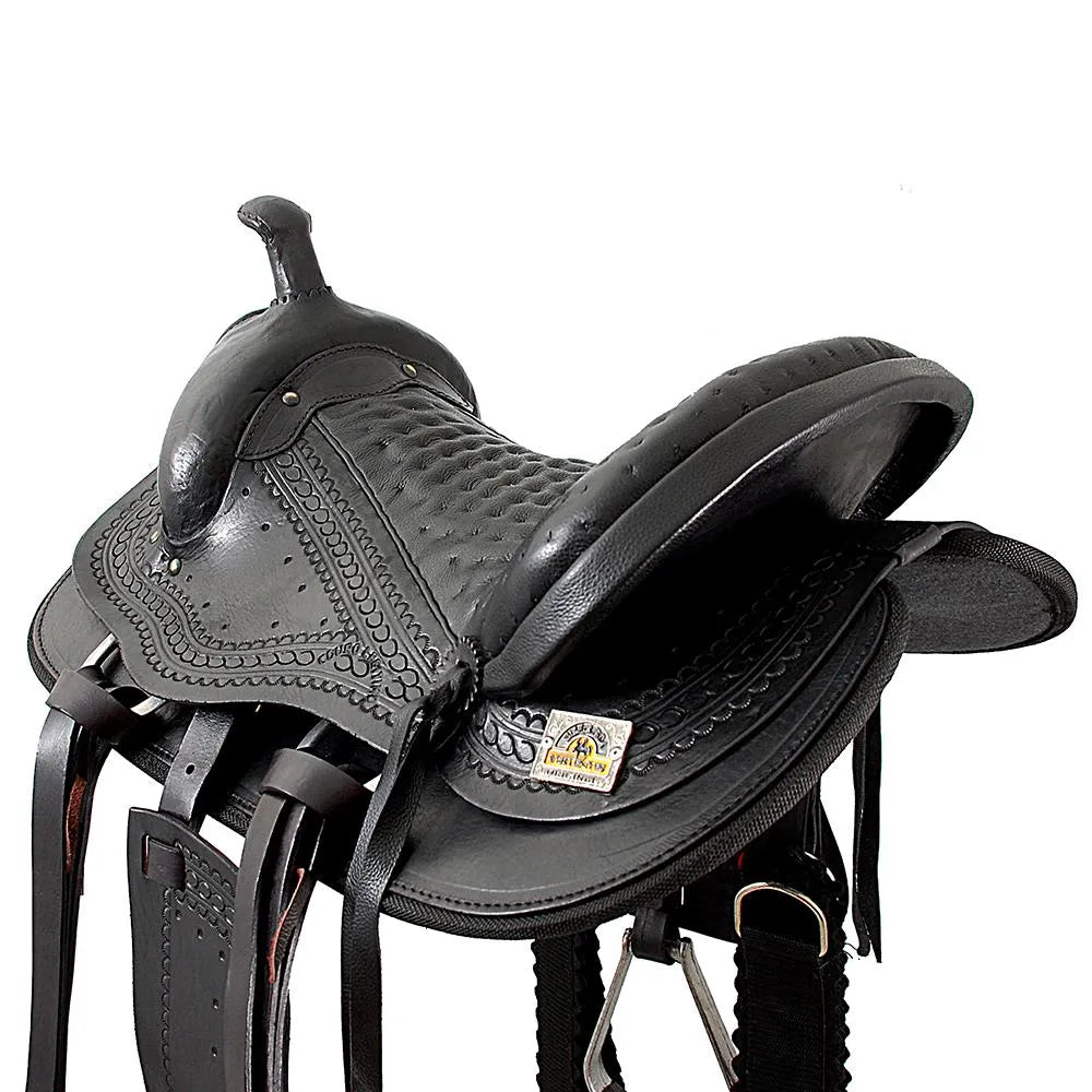 Western Traditional Saddle - Black (AS1264)