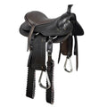 Western Saddle Traditional 15" - black & brown