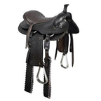 Western Saddle Traditional 15" - black & brown