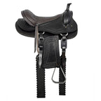 Western Saddle Traditional 15" - black & brown