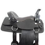 Trail Riding Western Saddle Performance 16" - color Black