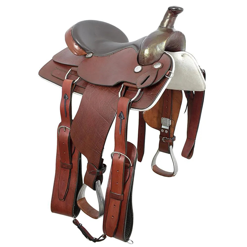 Professional Western Roping Saddle - Havana (AS1291)