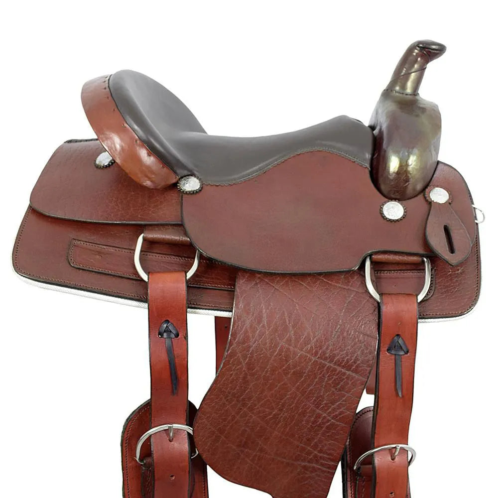 Professional Western Roping Saddle - Havana