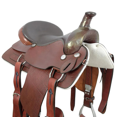 Professional Western Roping Saddle - Havana (AS1291)