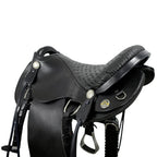 Trail Riding Australian Saddle 16" - color Black