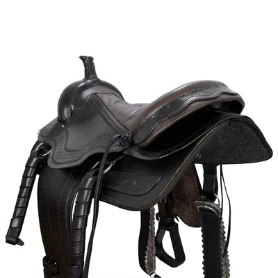 Western Saddle for Roping and Leisure - Brown (AS1297)