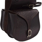 Universal Leather Saddlebag - Brown