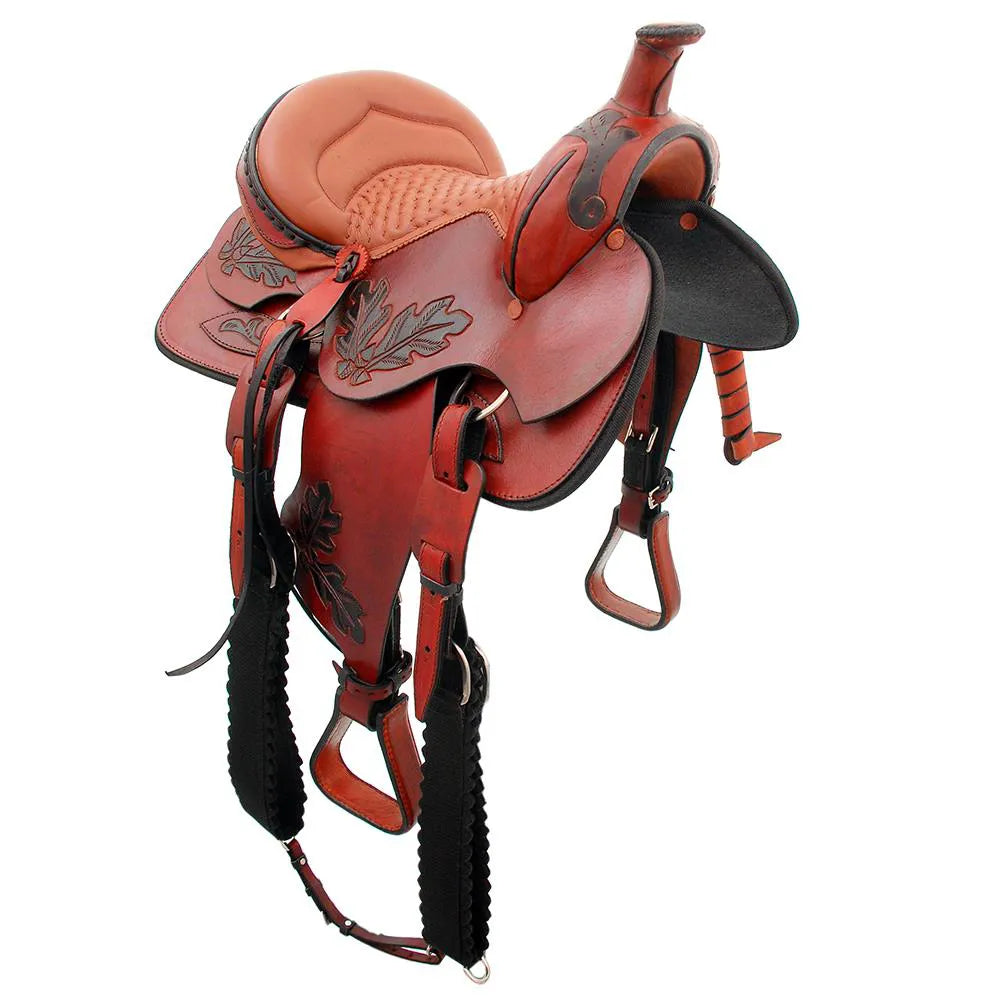 Western Special Rider Saddle - Havana