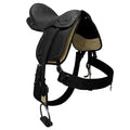 English style Saddle - 17" Buffalo Leather - color Black