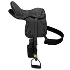 English style Saddle - 17" Buffalo Leather - color Black