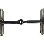 Large D-Ring Bit with Iron Mouthpiece - Stainless Steel