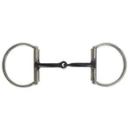 Large D-Ring Bit with Iron Mouthpiece - Stainless Steel