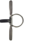 Helix Bit with Iron Mouthpiece and Salivary Relief - Stainless Steel