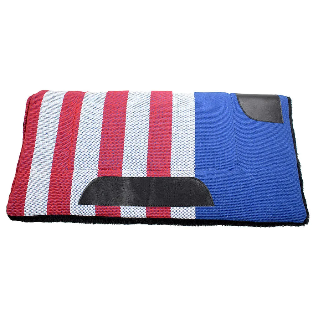Professional Indian Saddle Pad - Blue