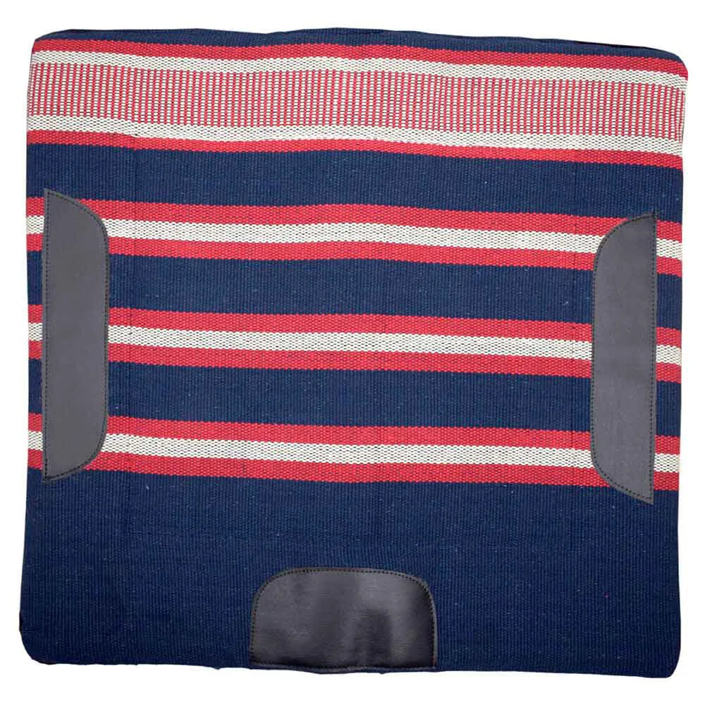 Professional Indian Saddle Pad - Dark Blue
