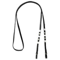 Western Leather Reins - Black